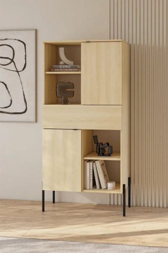 Комод на 2 двери и 1 ящик Helvetia ORE 24LGOG42 (дуб Линдберга)