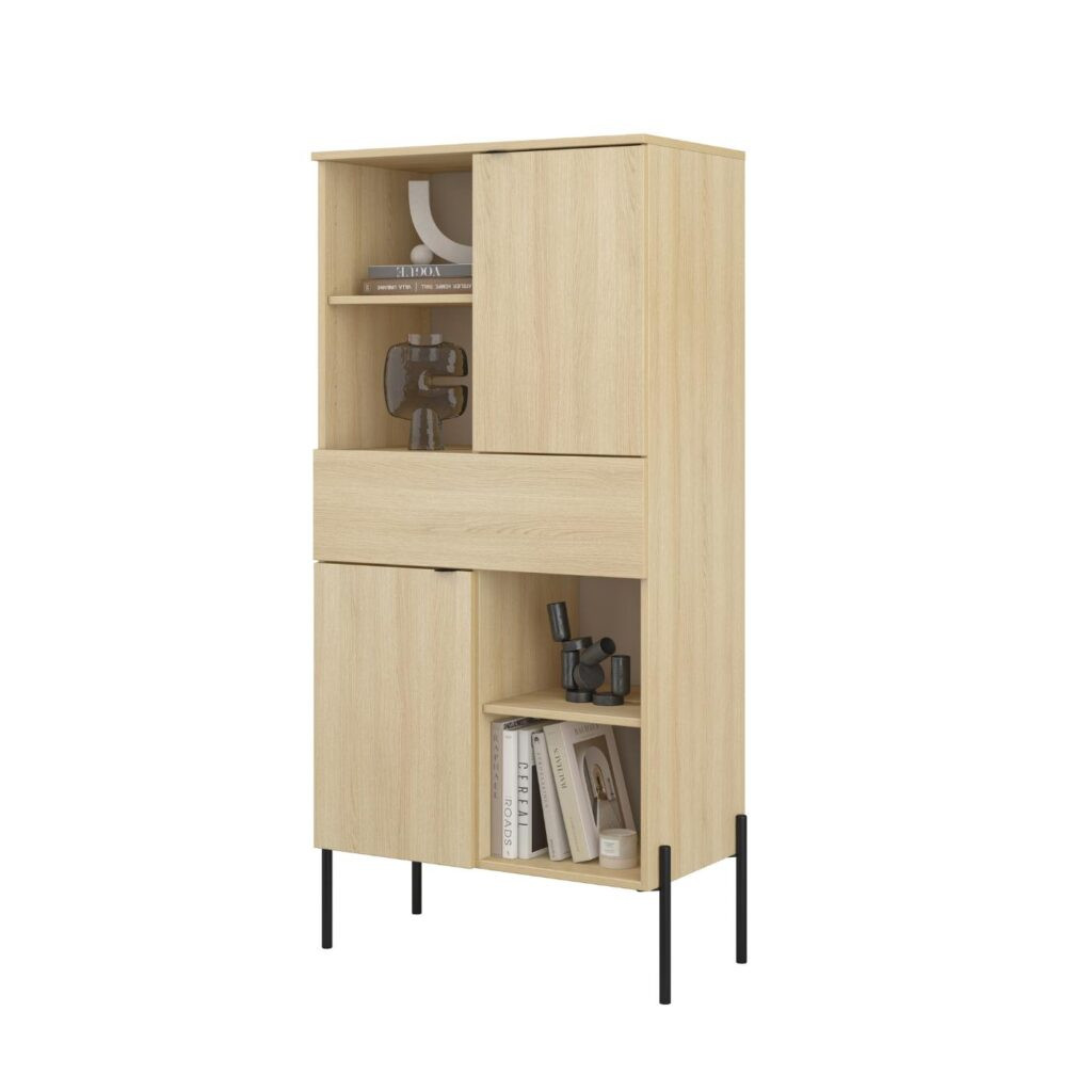 Комод на 2 двери и 1 ящик Helvetia ORE 24LGOG42 (дуб Линдберга)