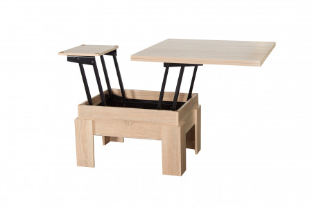 Стол трансформер BIO- Дельта дуб сонома, дуб молочный