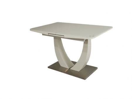 Стол обеденный модерн premium T Evro- Concord Beige gloss T-904 (160-200*90)