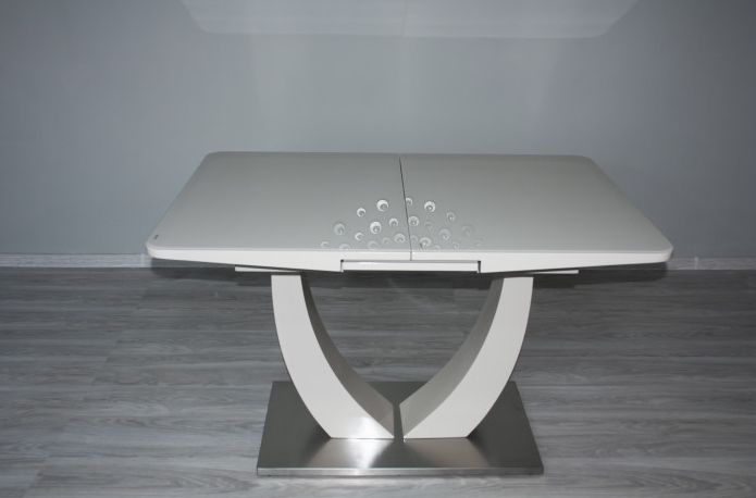 Стол обеденный модерн premium T Evro- Concord Beige gloss T-904 (160-200*90)