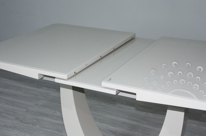 Стол обеденный модерн premium T Evro- Concord Beige gloss T-904 (160-200*90)