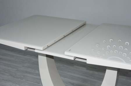Стол обеденный модерн premium T Evro- Concord Beige gloss T-904 (160-200*90)