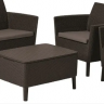 Комплект мебели для отдыха ECO- Keter Salemo set, коричневый