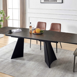 Стол керамика 2,8 м Elt- B5C062 столешница (коричневый, белый, кристалл)