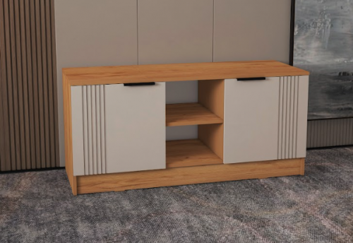 Тумба для телевизора ViA- APC ТВ-7 (дуб тахо/кашемир)