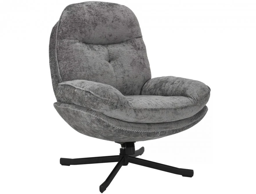 Кресло вращающееся SIGNAL Harper серый/ черный 