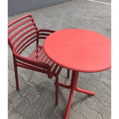 Стол-трансформер из полипропилена Nardi DEI- SPRITZ 60 см (красный, коралл)