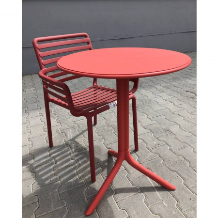 Стол-трансформер из полипропилена Nardi DEI- SPRITZ 60 см (красный, коралл)