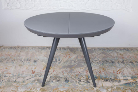 Стол обеденный NL- AUSTIN графит (110(35)х110х76 см)