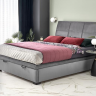 Кровать двуспальная HALMAR CONTINENTAL_2-160 (пепельный) 160х200 
