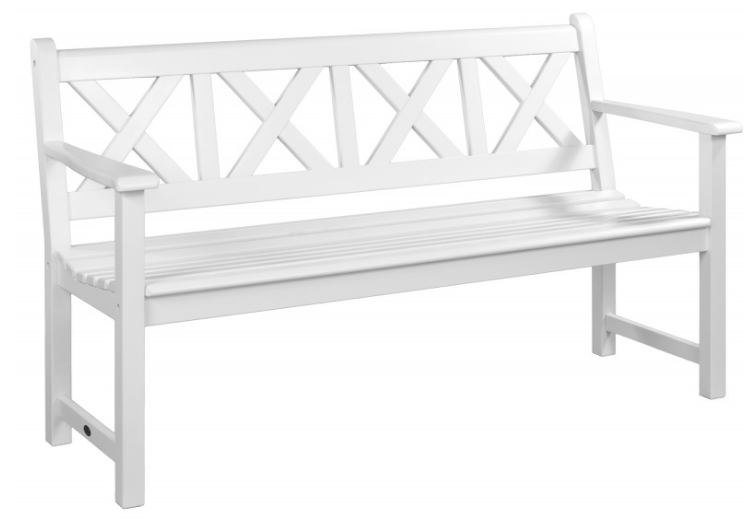 Лавка Alexander Rose TEA- WHITE PAINTED DRACHMANN BENCH 1.5M