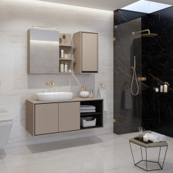 Комплект для ванной Helvetia IRVINE (конго/черный)