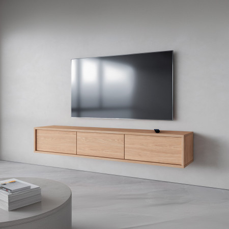 Тумба под телевизор навесная Helvetia FRIDA 24DOMT38 (дуб промасленный)