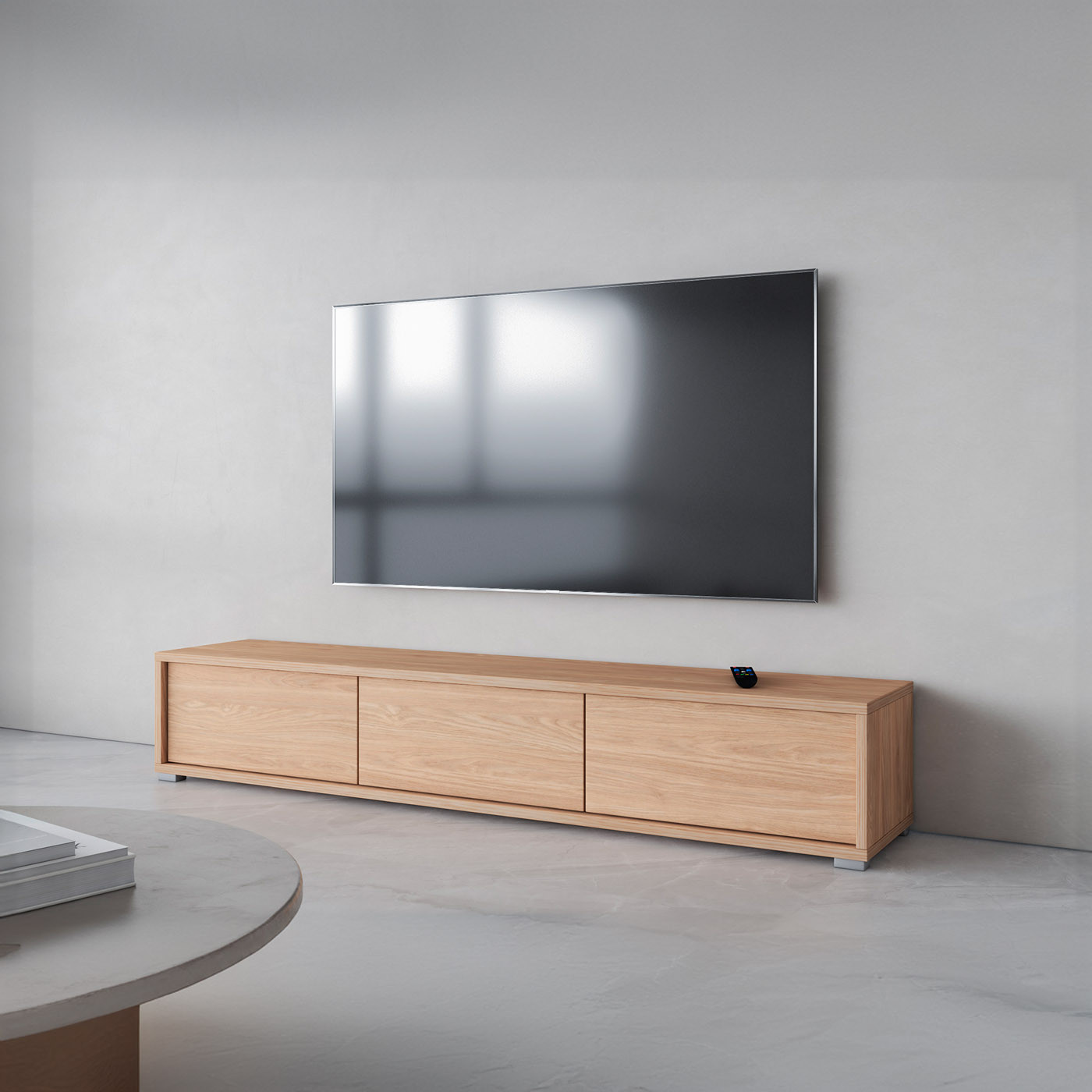 Тумба под телевизор навесная Helvetia FRIDA 24DOMT38 (дуб промасленный)