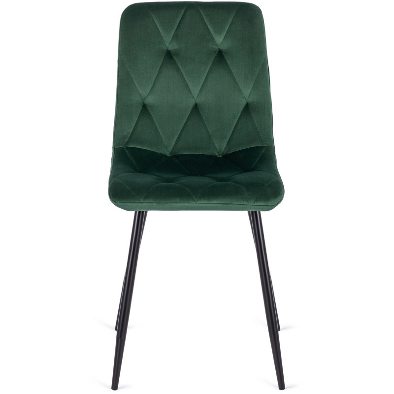 Стул обеденный MEBEL ELITE Piado велюр зеленый 