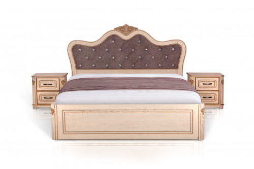 Кровать деревянная с патиной BIO- Элит Стефания 