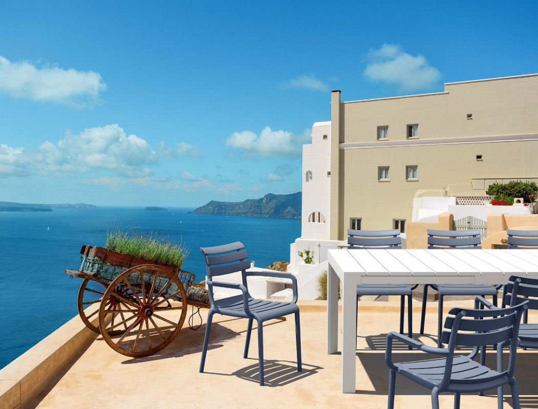 Стул уличный Siesta Paris (серый)