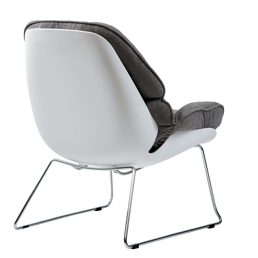 Кресло лаунж из ткани CON- SERENITY (Серенити) серый