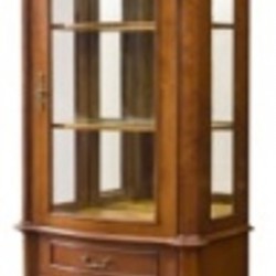 Витрина 1-дверная BLN- Carpenter 230 орех