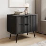 Прикроватная тумба TOP- Лагуна (Lante) 2ш Черный
