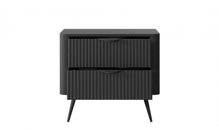 Прикроватная тумба TOP- Лагуна (Lante) 2ш Черный