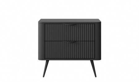Прикроватная тумба TOP- Лагуна (Lante) 2ш Черный