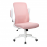 Компьютерное кресло поворотное INI- ARIA розовый/белый