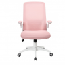 Компьютерное кресло поворотное INI- ARIA розовый/белый