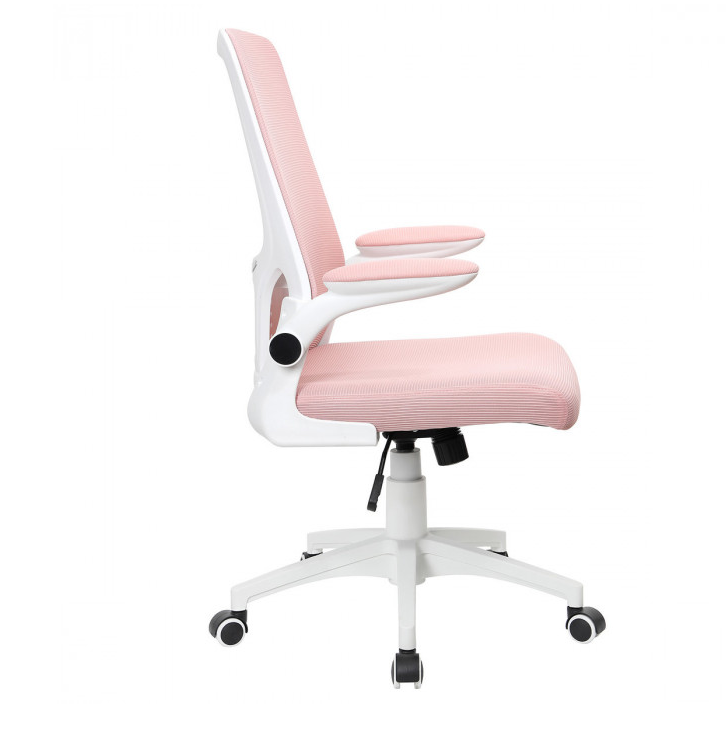 Компьютерное кресло поворотное INI- ARIA розовый/белый