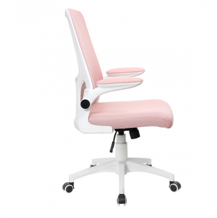 Компьютерное кресло поворотное INI- ARIA розовый/белый