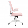 Компьютерное кресло поворотное INI- ARIA розовый/белый