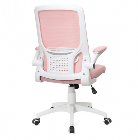 Компьютерное кресло поворотное INI- ARIA розовый/белый