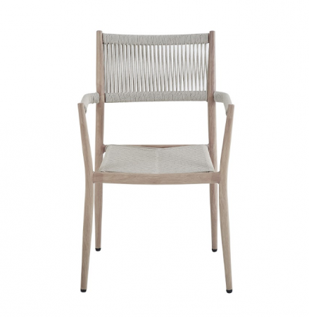 Стул садовый VTR- ODС-15 (Этна) айвори + белый дуб 