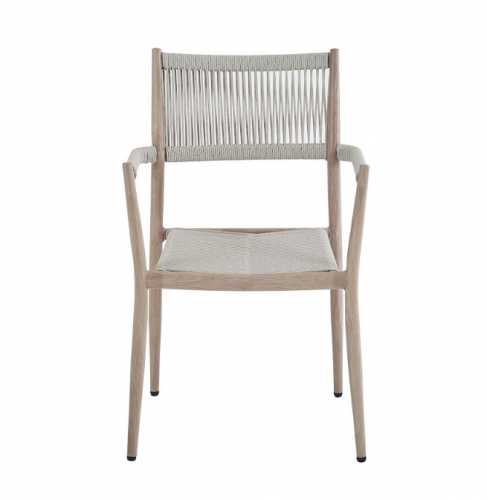 Стул садовый VTR- ODС-15 (Этна) айвори + белый дуб 