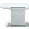 Стол обеденный BLN- Крис 120-160 x 80 см белый, капучино