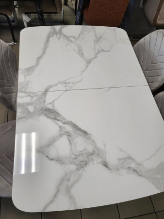 Стол обеденный модерн VTR- TM-76 вайт клауд + белый