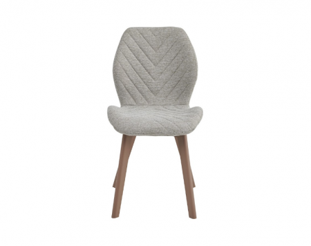Стул обеденный VTR- M-237(молочный лен + орех)    