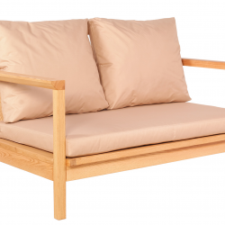 Двухместный диван из ясеня PRA- Мадера (деревянный каркас)