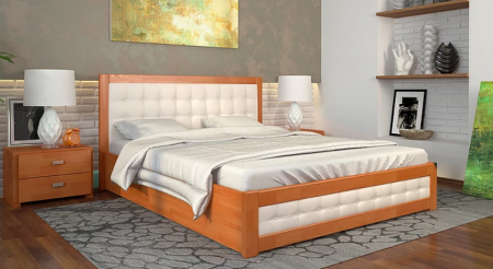 Кровать деревянная RBV- Рената Д ( с подъемным механизмом)