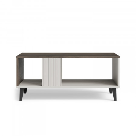 Стол журнальный HALMAR RANDOM 2 LAW-1 кашемир-орех