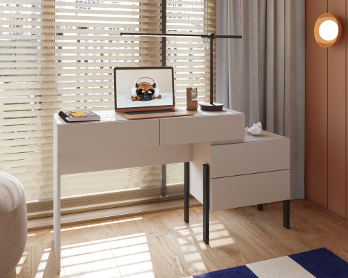 Туалетный столик Helvetia JUKON S 24KSND03 (кашемир/черный)