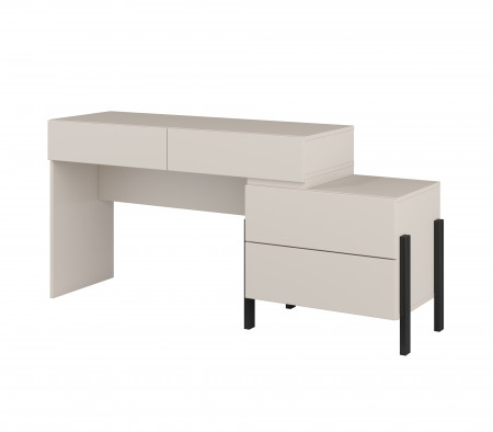 Туалетный столик Helvetia JUKON S 24KSND03 (кашемир/черный)