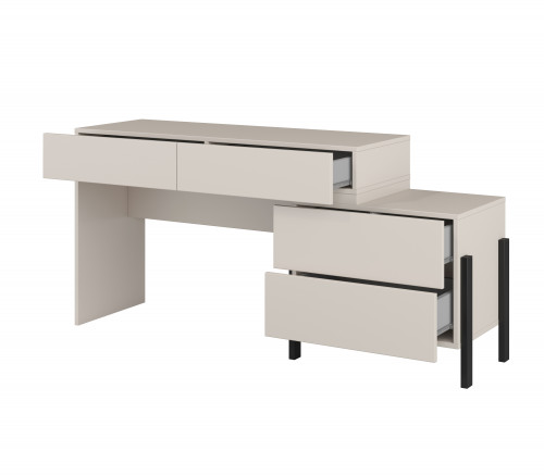 Туалетный столик Helvetia JUKON S 24KSND03 (кашемир/черный)