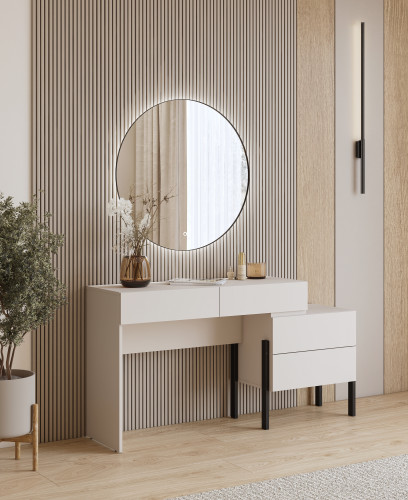 Туалетный столик Helvetia JUKON S 24KSND03 (кашемир/черный)