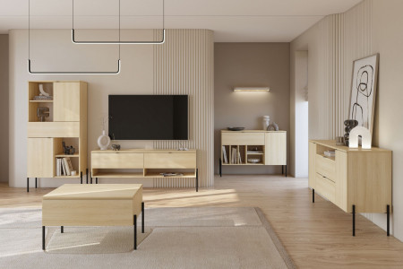 Стол кофейный Helvetia ORE 24LGOG98 (дуб Линдберга)