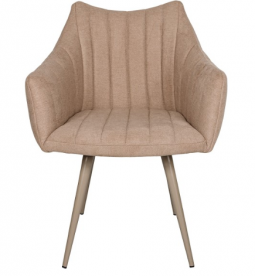 Кресло мягкое модерн NL-  BONN NEW (текстиль, кофейный)