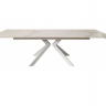 Стол керамический 180-260 см CON- SWANK STATURARIO WHITE