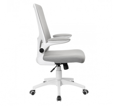 Компьютерное кресло поворотное INI- ARIA серый/белый 