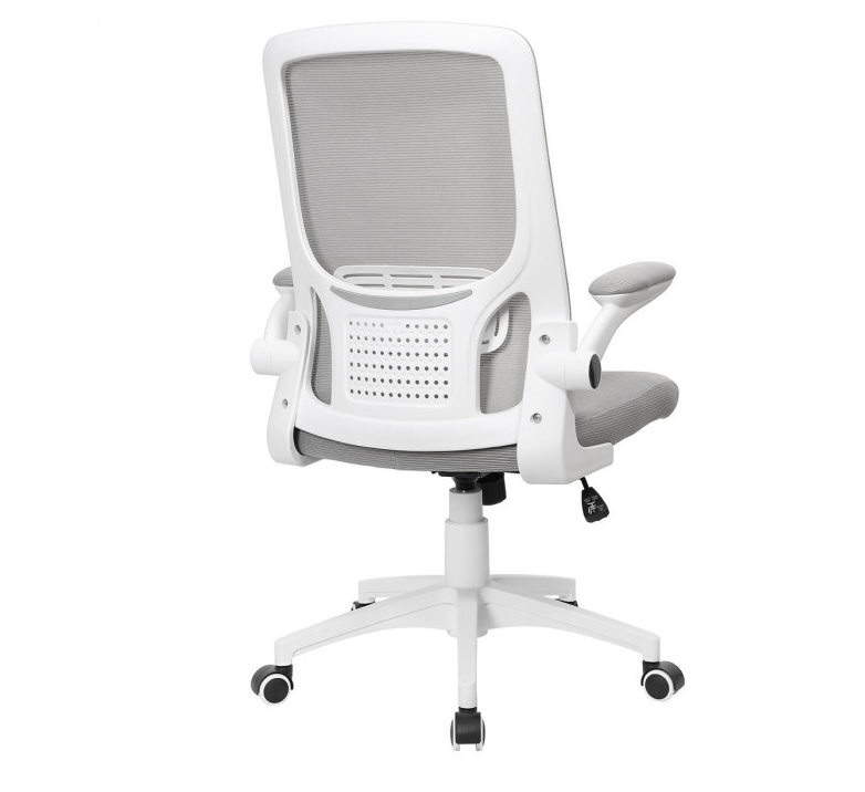 Компьютерное кресло поворотное INI- ARIA серый/белый 